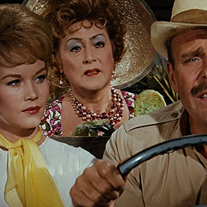 capture d'écran du film avec trois acteurs dans une voiture, deux femmes et un homme