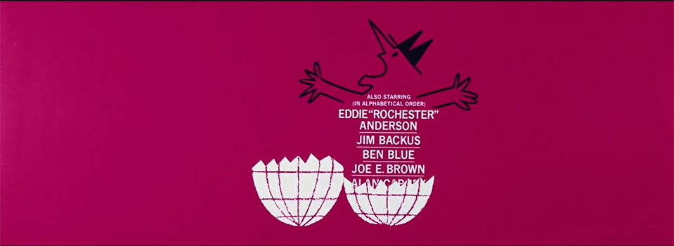 capture d'écran du générique de Saul Bass