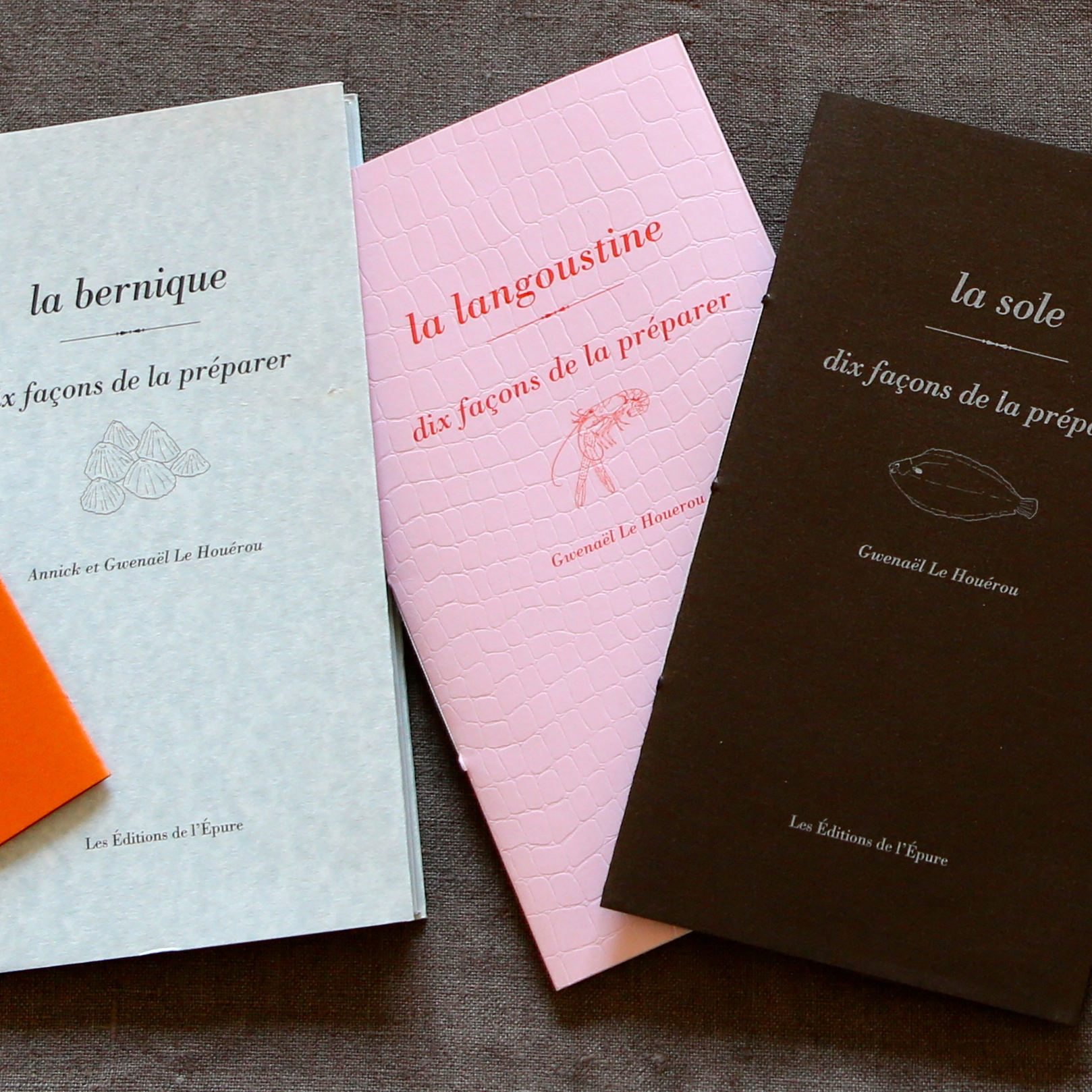 Dix façons de préparer, Les Éditions de l'Épure, 120 x 215 mm, 24 pages