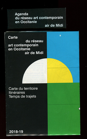 Carte du réseau art contemporain en Occitanie air de Midi