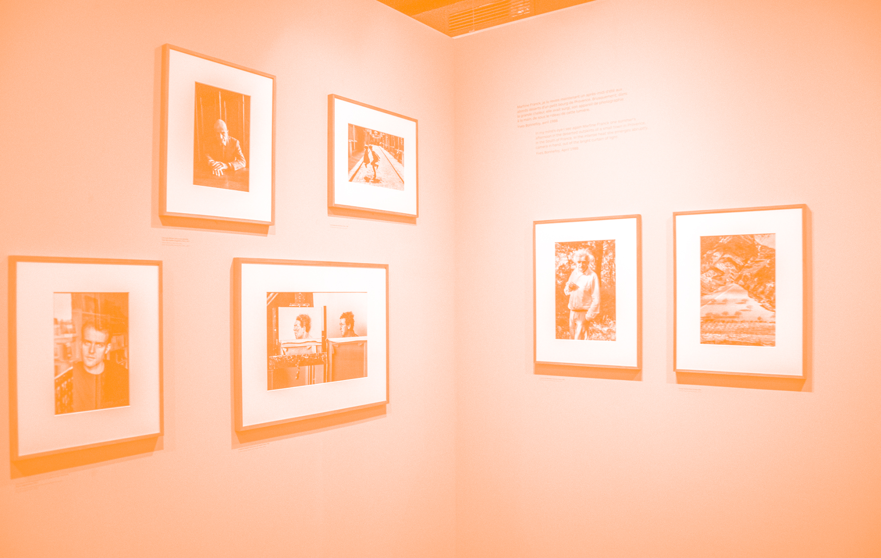 photographie de l'exposition à la fondation Louis Vuitton
