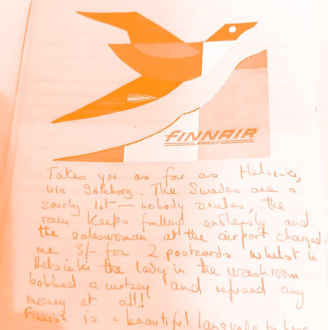 extrait d'un carnet de voyage